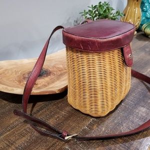 Etienne Aigner Bags - Vintage Aigner Wicker Handbag Etienne Aigner Bags - Vintage Aigner Wicker Handbag
